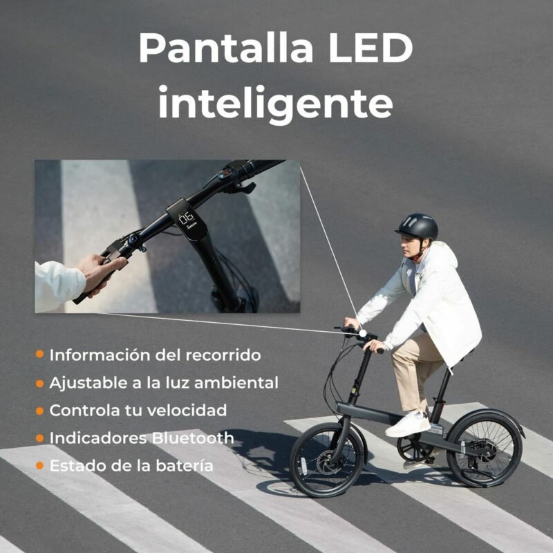 Electric Bike Xiaomi 20" 250W Black - Image 3