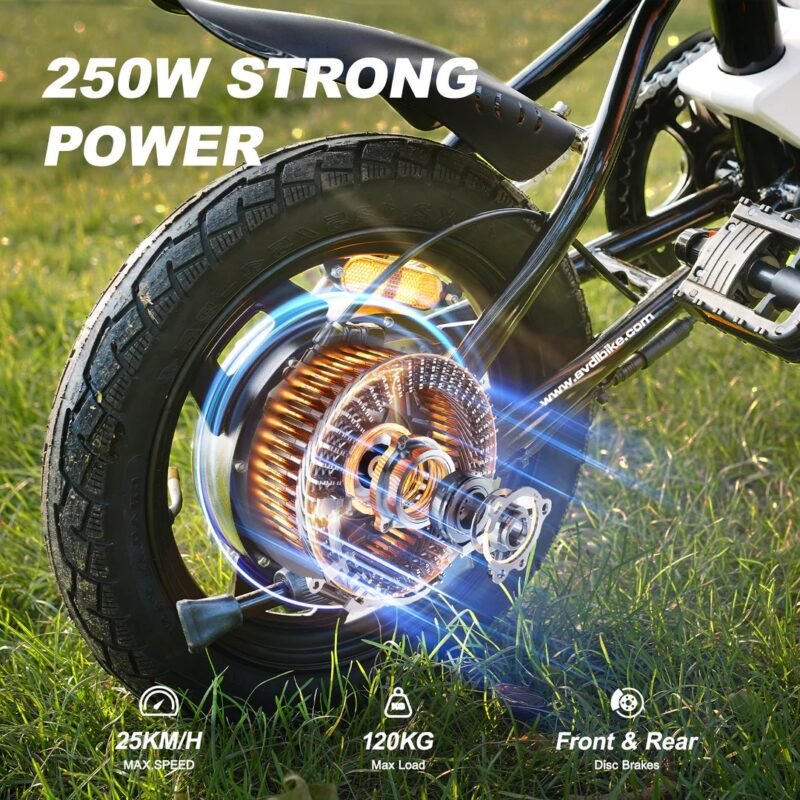 AVDL A02 250W Foldable Electric Bike 14" 230Wh E-bike - Image 5