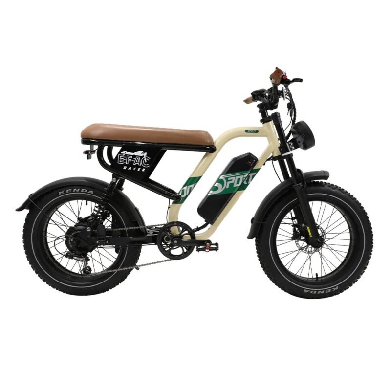 OneSport W66 500W 20" Fat Bike 648Wh Full Suspension E-Bike 48V 13.5Ah Battery Support App - Image 2