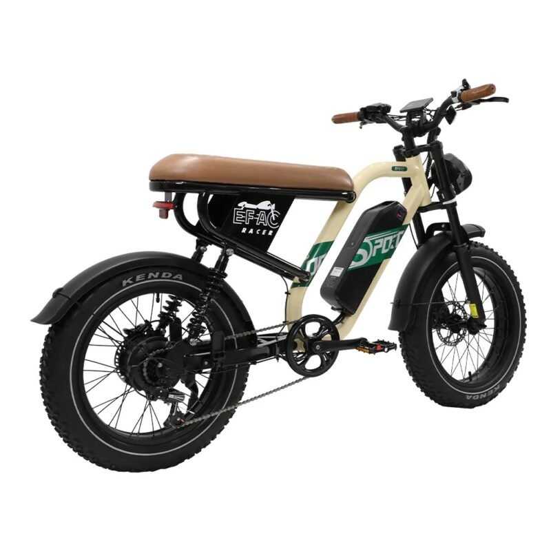 OneSport W66 500W 20" Fat Bike 648Wh Full Suspension E-Bike 48V 13.5Ah Battery Support App - Image 4