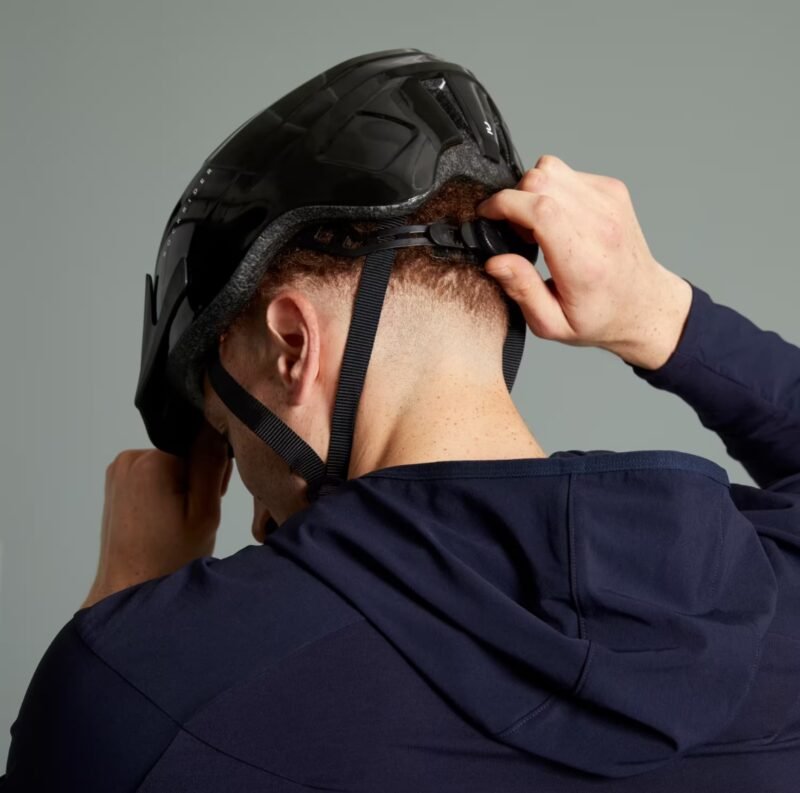 ROCKRIDER Mountain Bike Helmet Black - Expl 50 - Image 3