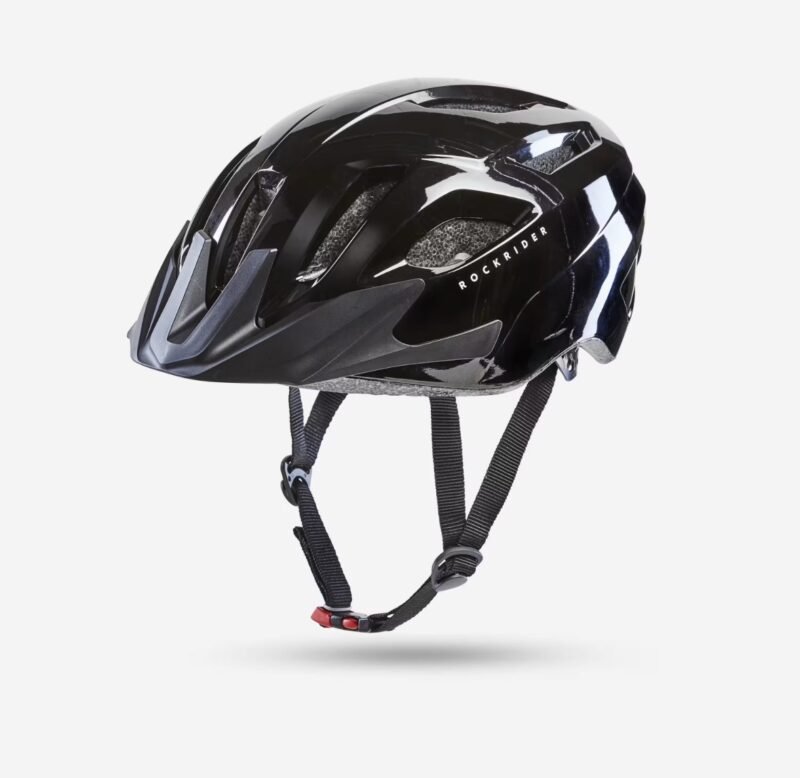 ROCKRIDER Mountain Bike Helmet Black - Expl 50 - Image 4