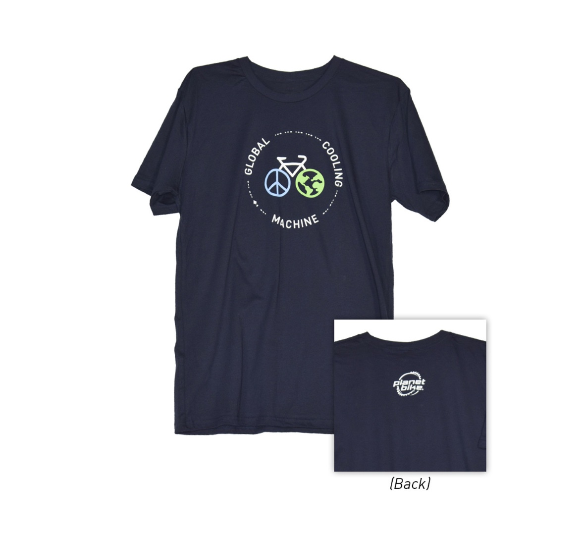 GLOBAL COOLING MACHINE FULL CIRCLE T-SHIRT